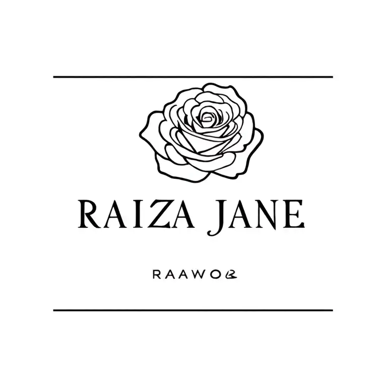 "Raiza Jane" rose tattoo tattoo design idea