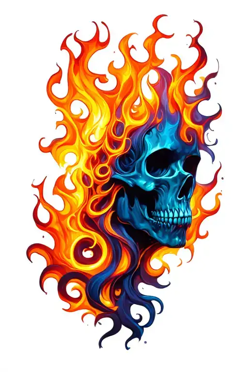 flame lyrical audioslave tattoo design idea