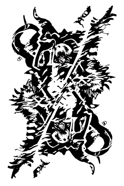 suicideboys related tattoo design idea