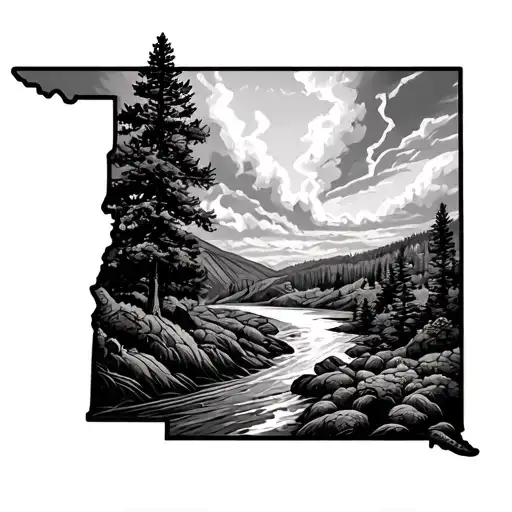 Nebraska tattoo design idea