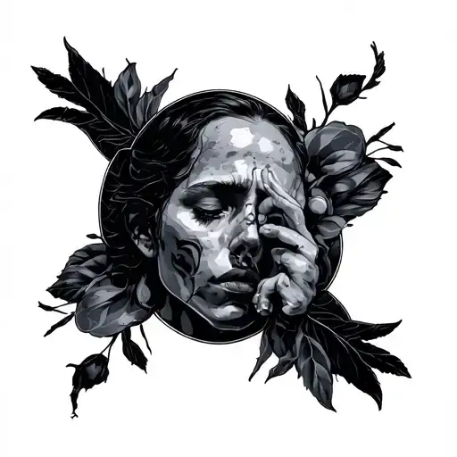 Migraine tattoo design idea