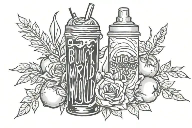 juice wrld tattoo design idea