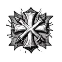 Jerusalem Cross tattoo tattoo design idea