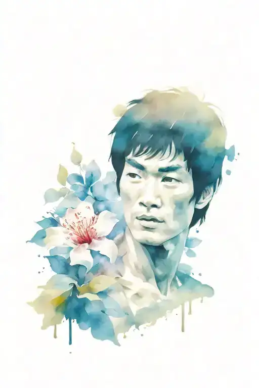 Bruce lee ann womack tattoo design idea