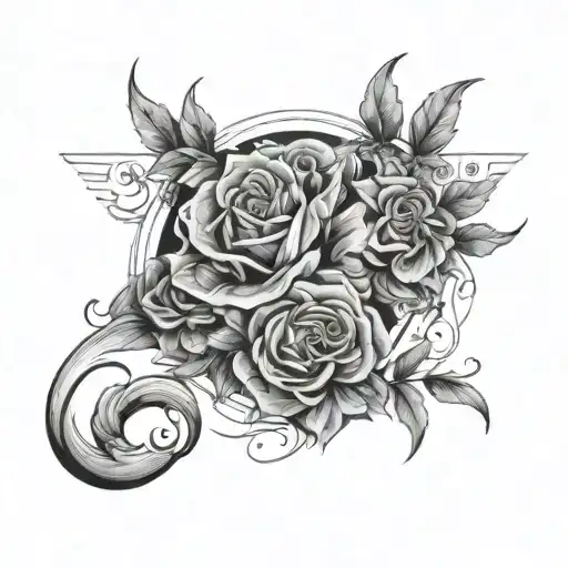 let go tattoo design idea