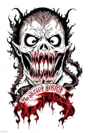 evil and dark tattoo design idea