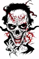 evil and dark tattoo design idea