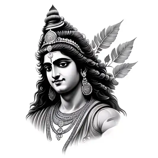 Shiva Krishna 10 Avatar tattoo design idea
