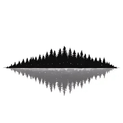 pinetrees fading down wrist tattoo tattoo design idea