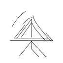 lines and shapes tattoo design idea