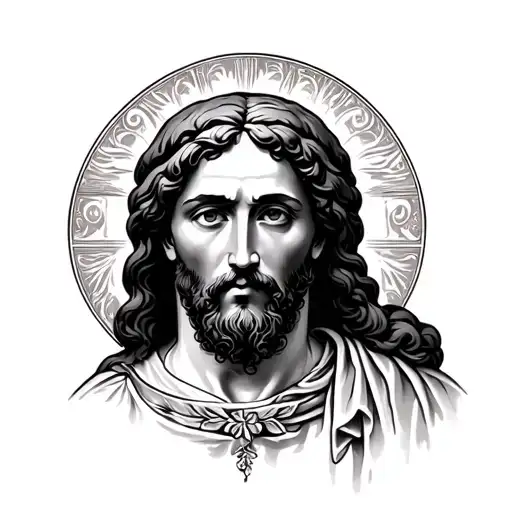 Saint Joseph tattoo design idea