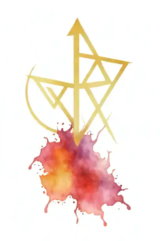 Hot sigil chest tattoo tattoo design idea