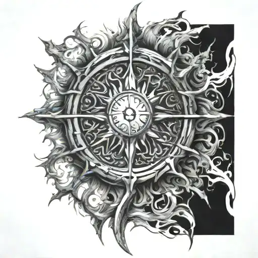 Dark Souls Sun tattoo design idea