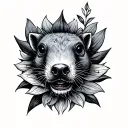 Mole tattoo design idea