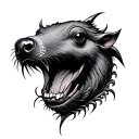 Mole tattoo design idea