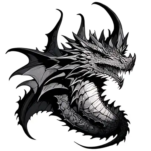 Smaug tattoo design idea