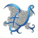Arabic script spelling tattoo design idea