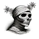 Mummy tattoo design idea