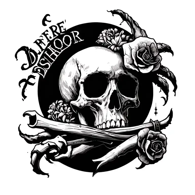 Death before Dishonor tattoo design idea
