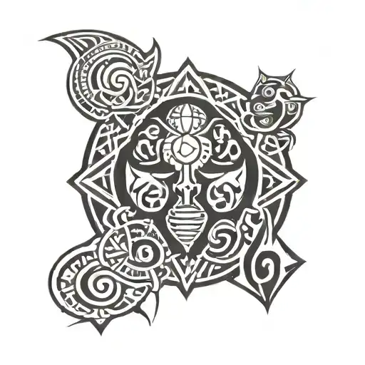 cancer, gamer, Ohio state buckeyes, lgbtq tattoo design idea