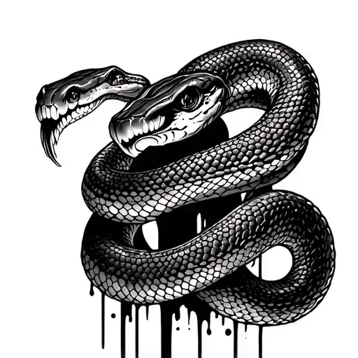 snake going down hand to ring finger tattoo tattoo design idea