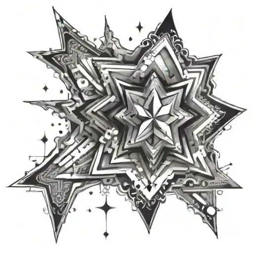 Binary Star tattoo design idea