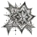 Binary Star tattoo design idea