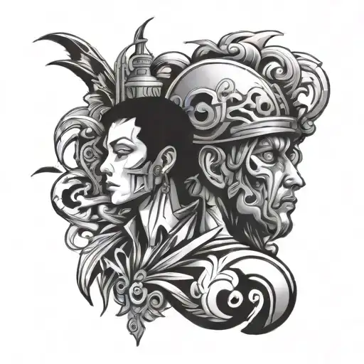 tible rave scene no images tattoo design idea