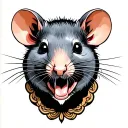 rat tattoo design idea
