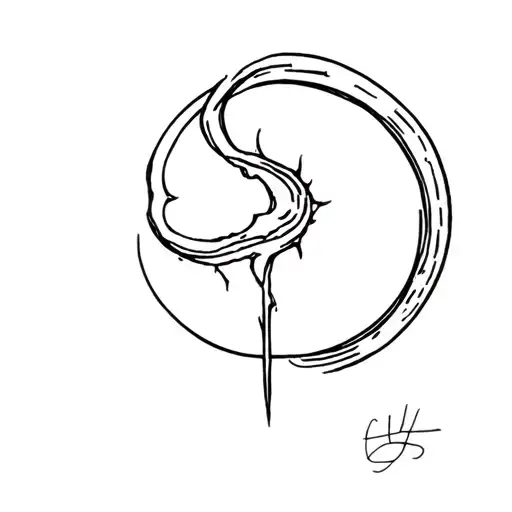 Butthole tattoo design idea