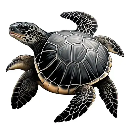 Sea Turtle tattoo design idea