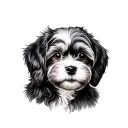 cavoodle tattoo design idea