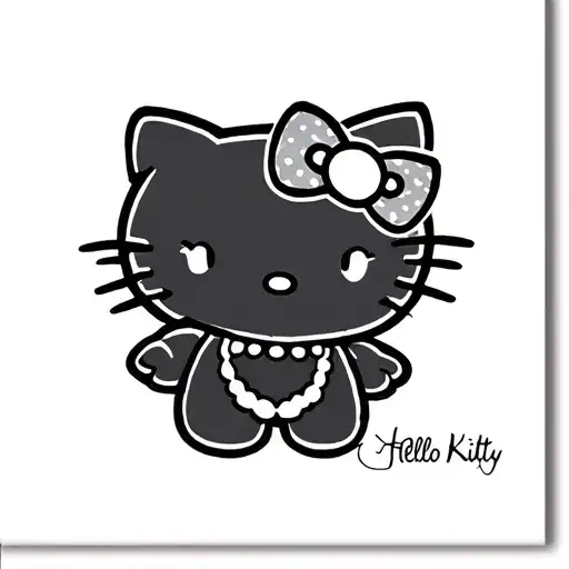Hello Kitty tattoo design idea