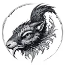 Cunning tattoo design idea