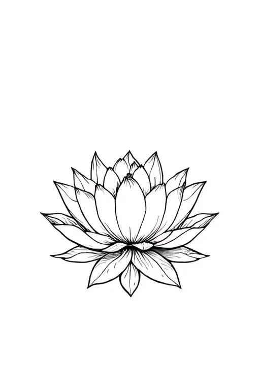 Victoria amazonica tattoo design idea