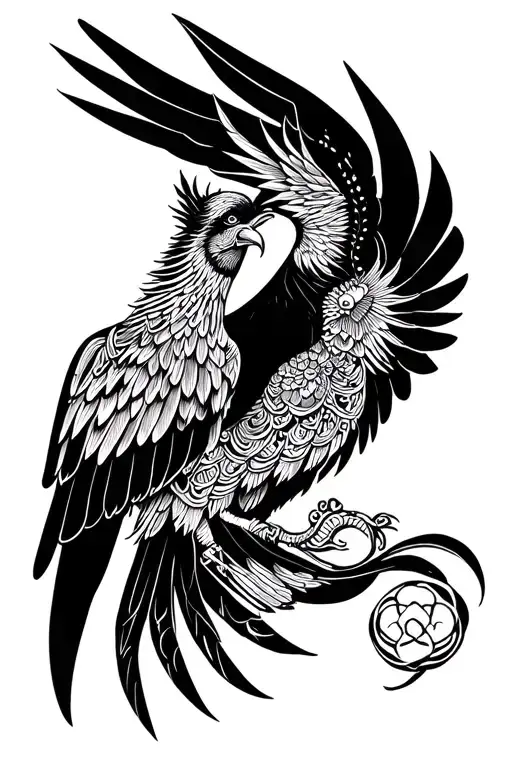 Garuda Indonesia tattoo design idea