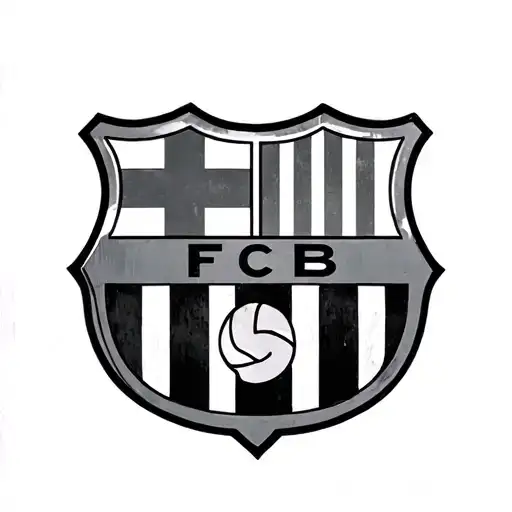 FC Barcelona logo tattoo design idea