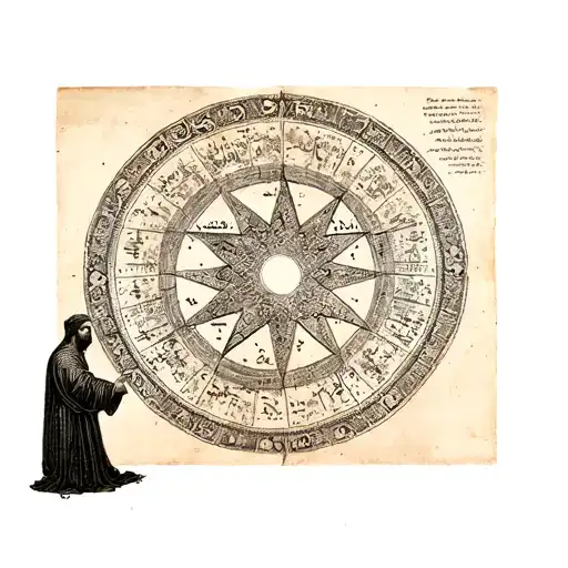 A Sasanian astrologer correcting an Ancient Persian Star Chart in 6th century AD Ctesiphon tattoo design idea