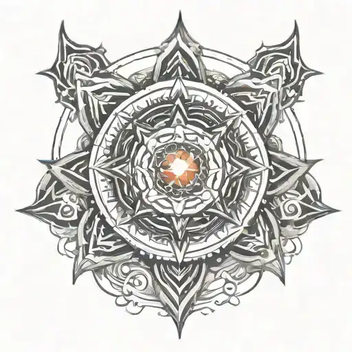 Chakra tattoo design idea
