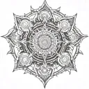 Chakra tattoo design idea