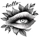 Hello beautiful tattoo design idea