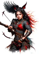 Sagittarius archer ruby 12 17 2015 incorporated tattoo design idea