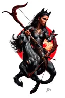 Sagittarius archer ruby 12 17 2015 incorporated tattoo design idea