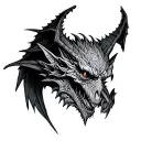 Gothic Gargoyle tattoo design idea