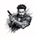 ricky tattoo design idea