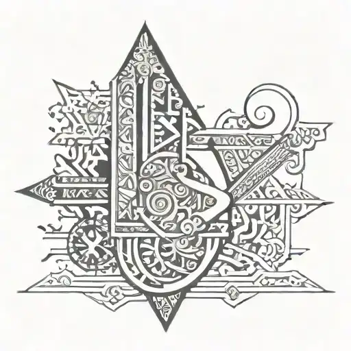 Berber tattoo design idea