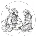 Berber tattoo design idea