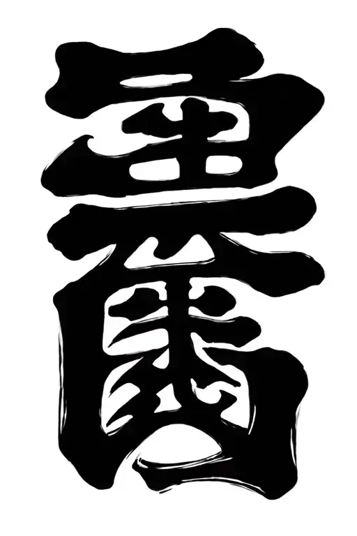 Japanese Katakana Friendship Symbol tattoo design idea