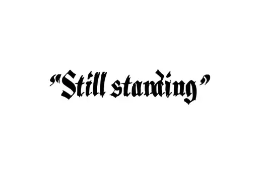 "Still standing" Bloccmotion tattoo design idea