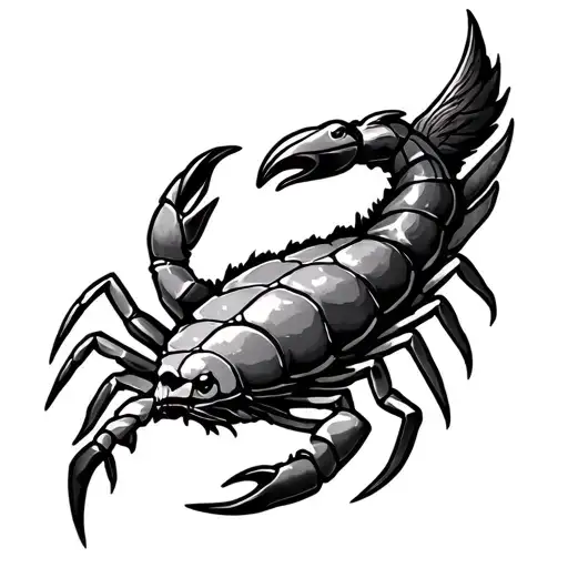 Sign Zodiacal Escorpion, Leo, Virgo tattoo design idea